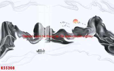 File in mica File gốc in tranh tổng hợp K55208 (ảnh gốc) đẹp