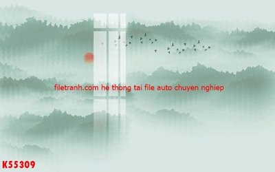 File gốc in tráng gương File gốc in tranh tổng hợp K55309 chi tiết