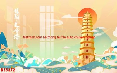 File in trần File gốc in tranh tổng hợp K55372 (file gốc) xuyên sáng