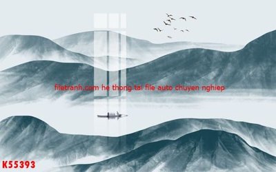 File gốc File gốc in tranh tổng hợp K55393 (in ấn) màu sắc trung thực