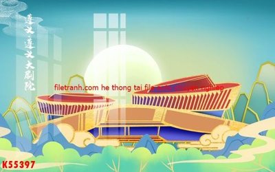 Tải file File gốc in tranh tổng hợp K55397 (gốc) chủ đề hoa sen