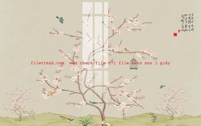 File tranh File gốc in tranh nền tường tổng hợp K55500 (bản gốc) treo quán cafe