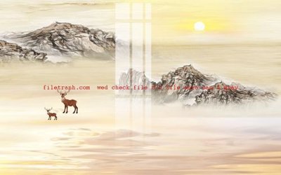 File gốc File gốc in tranh nền tường tổng hợp K55714 (AI/EPS) cho in ấn