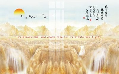 File gốc File gốc in tranh nền tường tổng hợp K55865 (cho in 3D) độc đáo