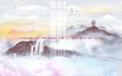 Ảnh gốc File gốc in tranh nền tường tổng hợp K56418 (nét căng) in mica