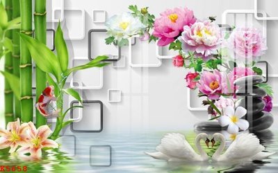 File gốc File gốc in tranh tổng hợp K5658 (dành cho trang trí nội thất)