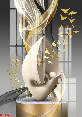 File PSD in ấn File gốc in tranh tổng hợp K5665 (chất lượng cao)