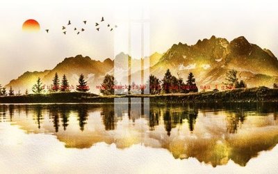 File gốc File gốc in tranh nền tường tổng hợp K56759 (in mica) làm bảng hiệu