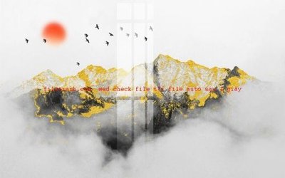 File in trần File gốc in tranh nền tường tổng hợp K56912 (bản gốc) mây trời