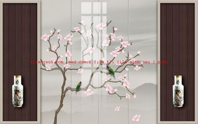 File tranh File gốc in tranh nền tường tổng hợp K57057 (bản gốc) treo phòng ăn