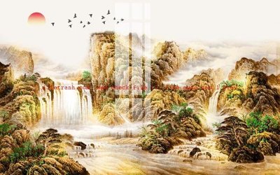 File gốc File gốc in tranh nền tường tổng hợp K57222 (PNG) không nền chất lượng