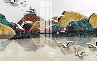 File gốc File gốc in tranh nền tường tổng hợp K57264 cho in ấn và thiết kế