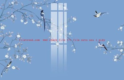 File tranh gốc in trần nhà File gốc in tranh nền tường tổng hợp K57294 3D