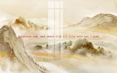 File tranh File gốc in tranh nền tường tổng hợp K57303 (bản gốc) in lụa 5D