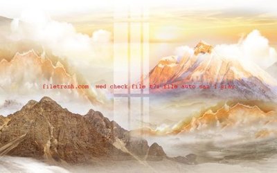 File in trần File gốc in tranh nền tường tổng hợp K57306 (bản gốc) bầu trời