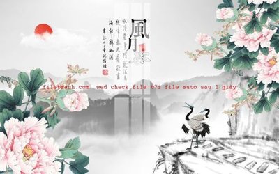 File in trần File gốc in tranh nền tường tổng hợp K57401 (bản gốc) 5D