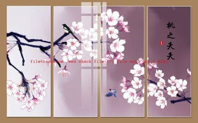 Tải file tranh File gốc in tranh nền tường tổng hợp K57428 (gốc) tại Filetranh.com