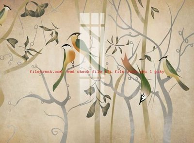 Ảnh gốc File gốc in tranh nền tường tổng hợp K57556 (nét căng) in mica