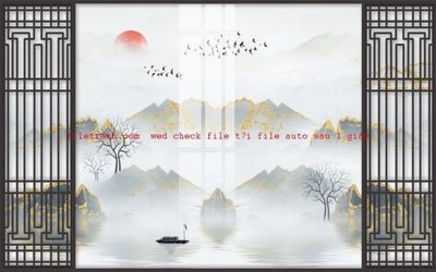 File gốc File gốc in tranh nền tường tổng hợp K57639 (in lụa) cao cấp