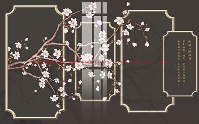 File gốc File gốc in tranh nền tường tổng hợp K57707 (in tráng gương) ốp tường