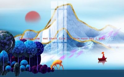 File tranh File gốc in tranh nền tường tổng hợp K57845 (bản gốc) in canvas