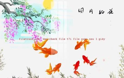 File in trần File gốc in tranh nền tường tổng hợp K58023 (bản gốc) 5D