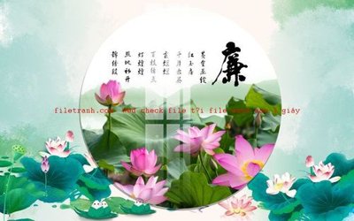 File in mica File gốc in tranh nền tường tổng hợp K58035 (bản gốc) sắc sảo