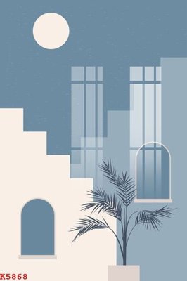 File PSD File gốc in tranh tổng hợp K5868 (gốc) tách lớp chi tiết