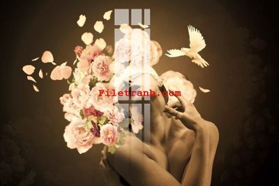 File ảnh File gốc in tranh nền tường tổng hợp K59052 (gốc) in standee