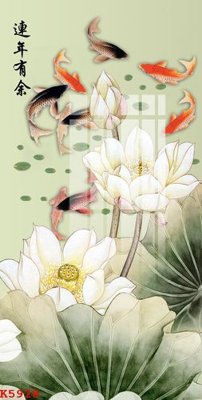 File in trần File gốc in tranh tổng hợp K5928 (bản gốc) đại dương