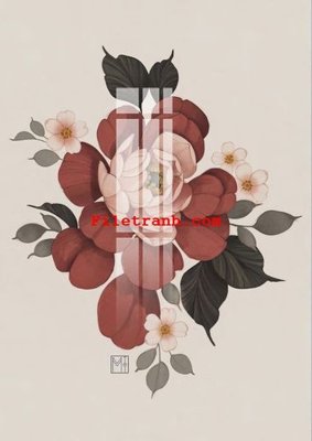 File in ấn File gốc in tranh nền tường tổng hợp K59345 (bản gốc) sắc nét