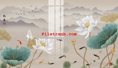 File in lụa File gốc in tranh nền tường tổng hợp K59497 (tân cổ điển) File gốc in tranh nền tường tổng hợp K59497