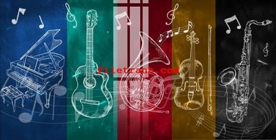 File tranh gốc File gốc in tranh nền tường tổng hợp K59661 (bản đẹp) độc quyền