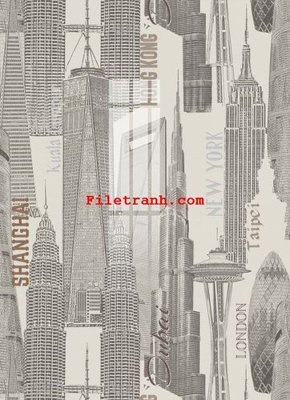 File gốc File gốc in tranh nền tường tổng hợp K59733 (vector) cho in ấn