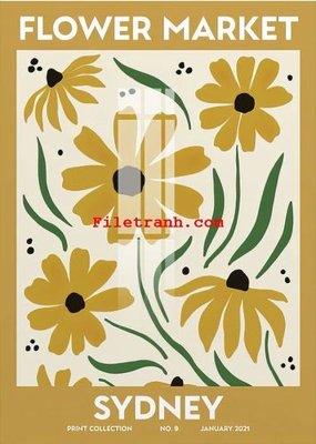 File tranh File gốc in tranh nền tường tổng hợp K60111 (ảnh gốc) sắc nét hoàn hảo