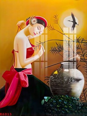 File tranh in trần File gốc in tranh tổng hợp K6013 (ảnh gốc siêu nét)