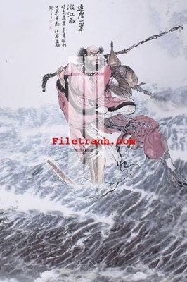 File gốc File gốc in tranh nền tường tổng hợp K60280 (in lụa) tranh phong thủy