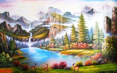 File gốc File gốc in tranh tổng hợp K6038 cho in ấn và thiết kế