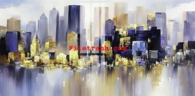 File in trần File gốc in tranh nền tường tổng hợp K60421 (bản gốc) phong cảnh