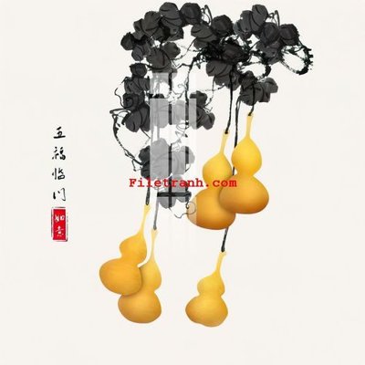 File tranh File gốc in tranh nền tường tổng hợp K60441 (gốc) chủ đề tĩnh vật