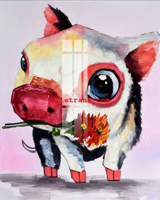 File in mica File gốc in tranh nền tường tổng hợp K60583 (bản gốc) siêu trong