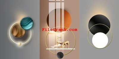 File tranh File gốc in tranh nền tường tổng hợp K60668 (bản gốc) treo quán cafe