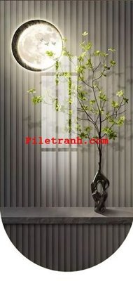 Tải file File gốc in tranh nền tường tổng hợp K60698 (ảnh gốc) in tráng gương