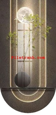 File tranh File gốc in tranh nền tường tổng hợp K60710 (gốc) chủ đề trừu tượng