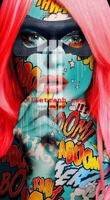 Ảnh gốc file in lụa File gốc in tranh nền tường tổng hợp K60717 chi tiết