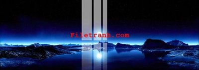 File in trần File gốc in tranh nền tường tổng hợp K60766 (bản gốc) trời sao