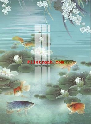 File in trần File gốc in tranh nền tường tổng hợp K61105 (file gốc) hoa văn 3D