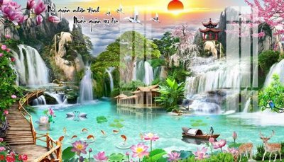 File gốc File gốc in tranh tổng hợp K6123 (cho in 3D) độc đáo