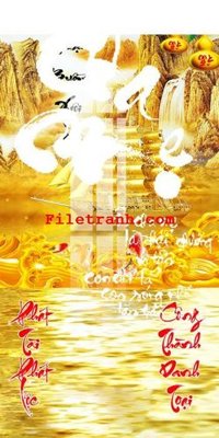 Tải file File gốc in tranh nền tường tổng hợp K61724 (PSD) cho in tranh 3D