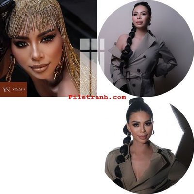 File gốc File gốc in tranh nền tường tổng hợp K61952 (in lụa) trang trí tường